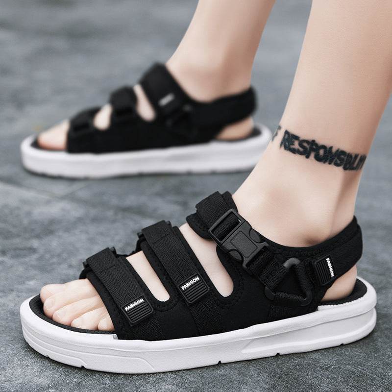 Buycenter Men's Non-Slip Sandals - Trendy Thick-Soled Beach Shoes - Buy Center