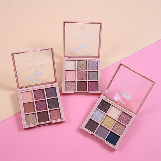 Jiugongge 9-Color Waterproof Eyeshadow Palette - Trendy Makeup Set 2025 - Buy Center
