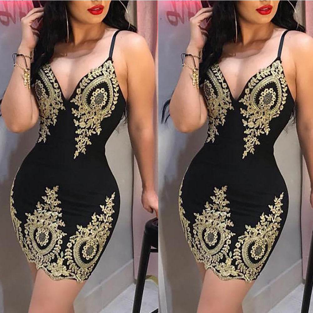 Buycenter Sexy Suspender Dress - Mini Black Party Dress for Ladies - Buy Center
