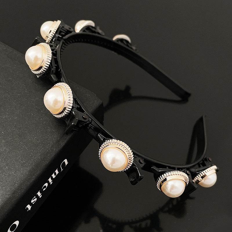 Lazy Braided Hair Clip Headband - Japanese & Korean Stylish Accessory - Buy Center