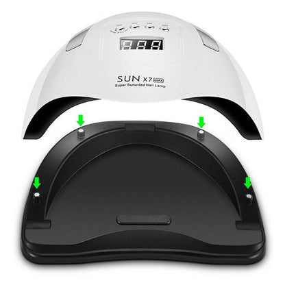 Sun X7Max 180W Nail Phototherapy Machine - Portable Dual Light Source Dryer - Buy Center