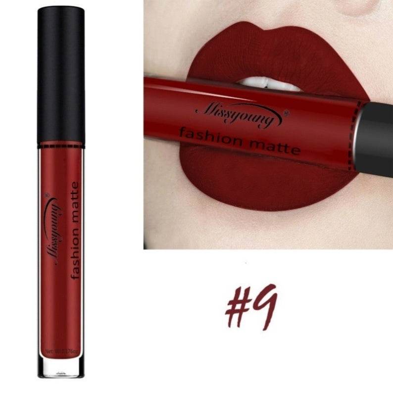 Non-Stick Matte Liquid Lipstick - 10 Stunning Shades for All-Day Comfort - Buy Center