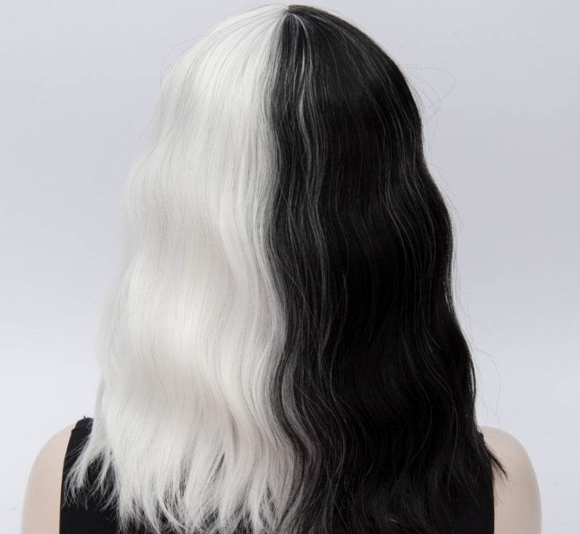 Similler Short White Kinky Wig - Perfect for Halloween & Cosplay Events - Buy Center