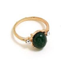 Exaggerated Emerald Snake Joint Ring Set - 7-Piece with Diamond Accents - Buy Center