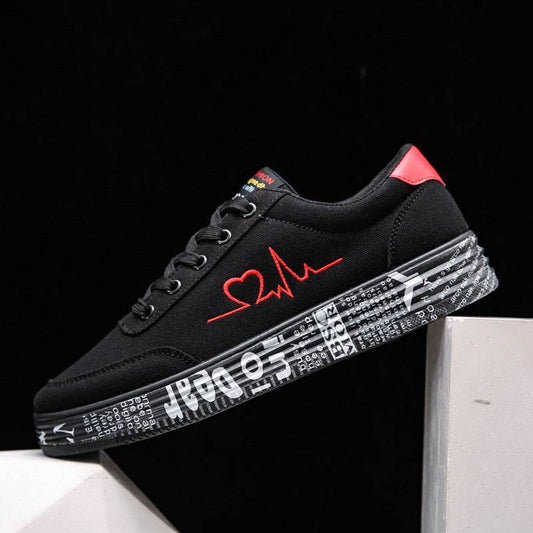 Buycenter Canvas Lace-Up Sneakers - Breathable, Non-Slip, All-Season Shoes - Buy Center