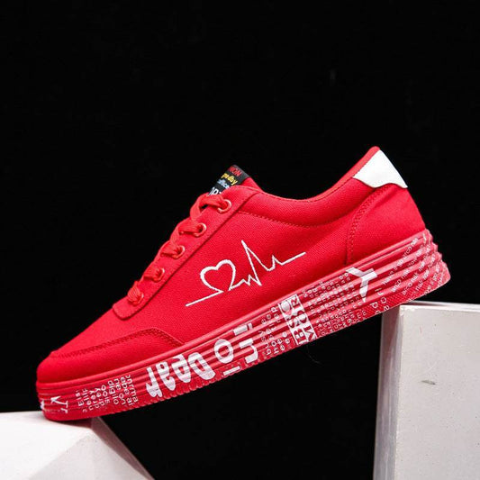 Buycenter Canvas Lace-Up Sneakers - Breathable, Non-Slip, All-Season Shoes - Buy Center