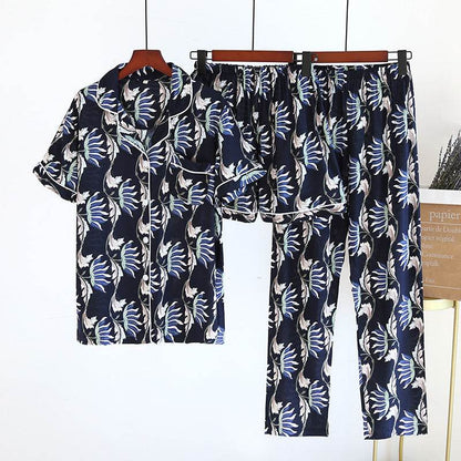 Stylish Women's Cotton Pajama Set - Perfect for Spring & Summer Comfort - Buy Center