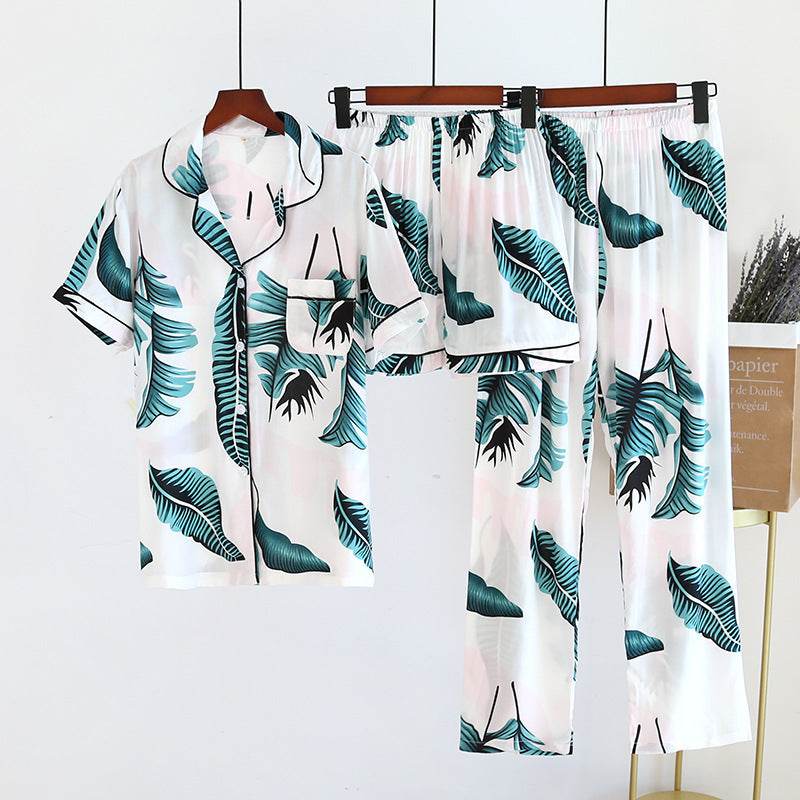 Stylish Women's Cotton Pajama Set - Perfect for Spring & Summer Comfort - Buy Center