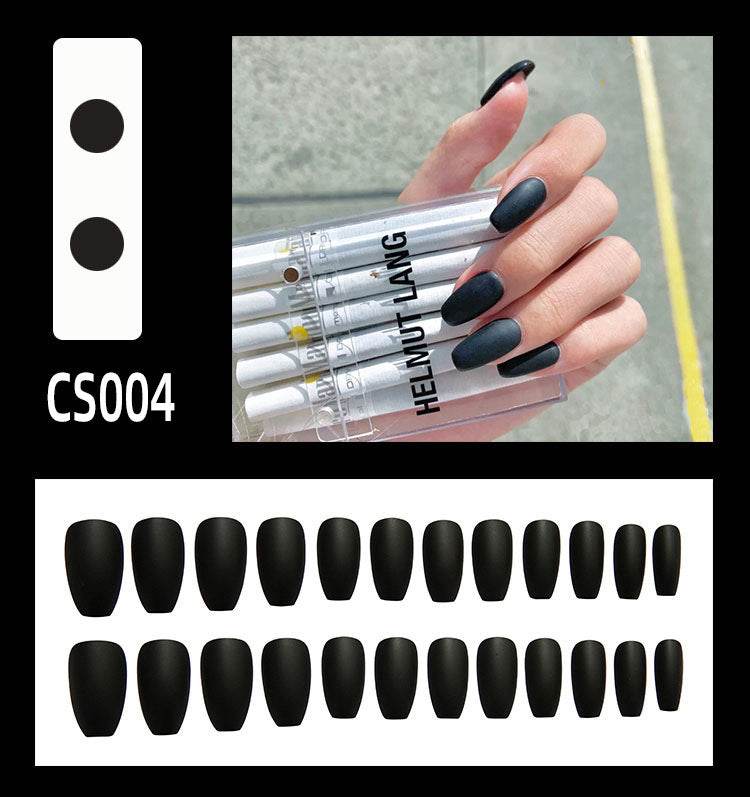 Alice's Frosted Waterproof Fake Nails - Autumn & Winter Style 2025 - Buy Center
