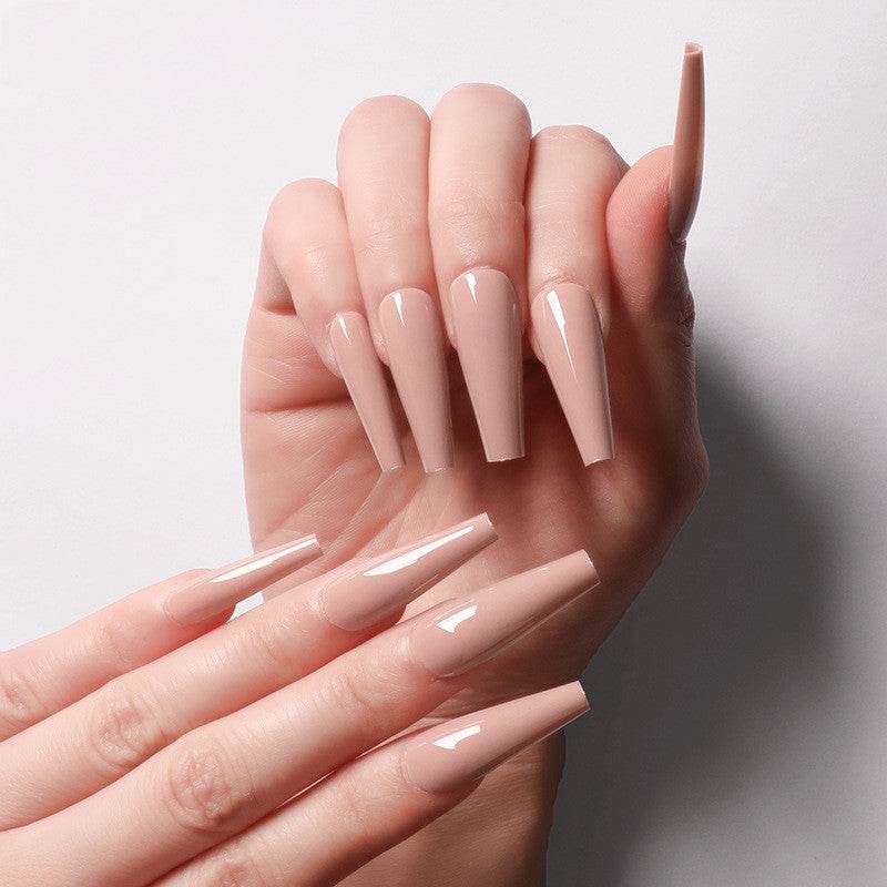 Long Coffin Fake Nails - Vibrant Colors, Easy Application Nail Art - Buy Center