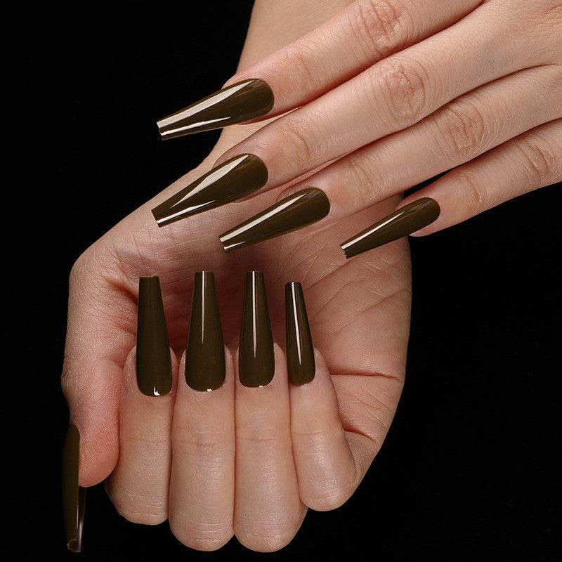 Long Coffin Fake Nails - Vibrant Colors, Easy Application Nail Art - Buy Center