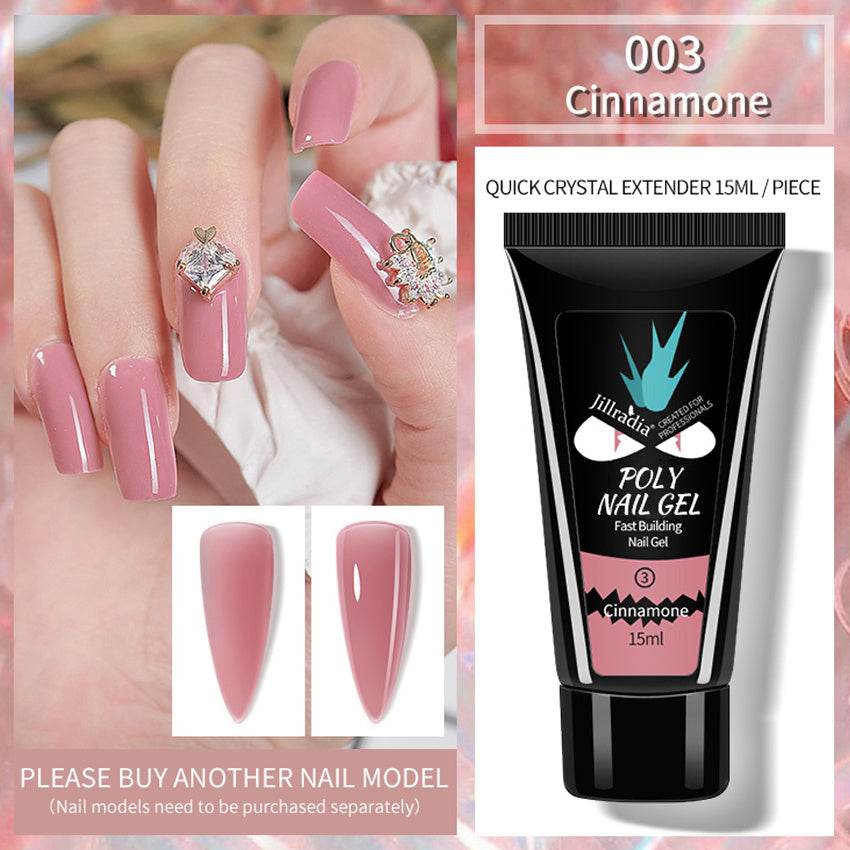 Crystal Extension Gel Nail Gel - Professional Finish in 8 Trendy Colors - Buy Center