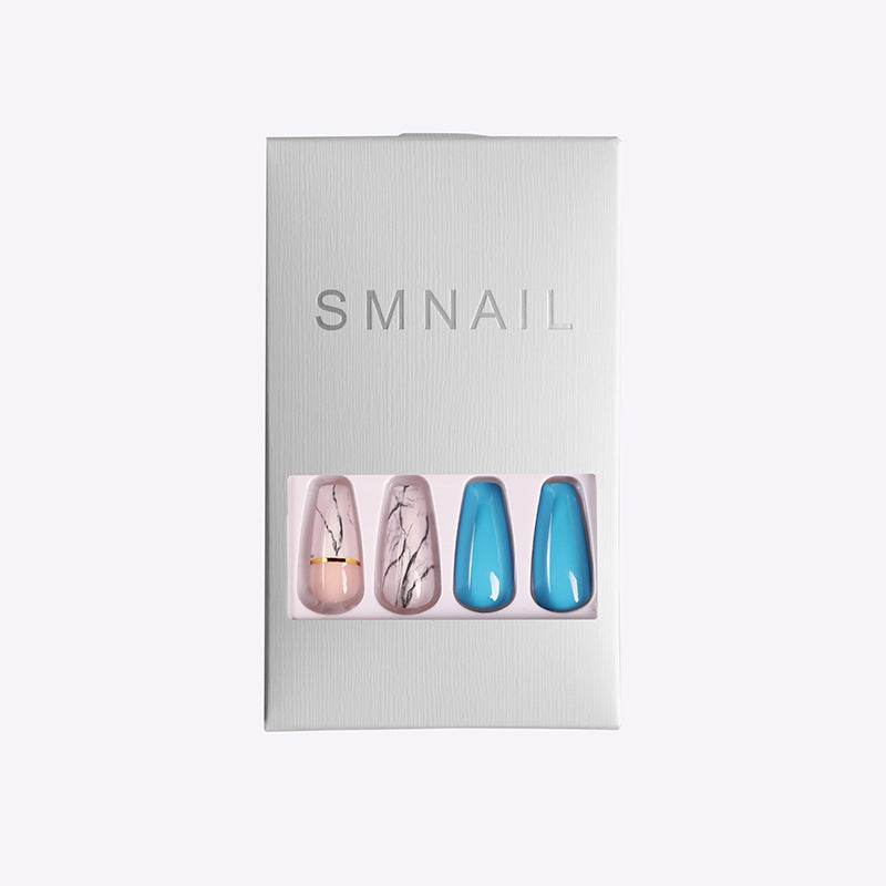 Ballet Coffin Fake Nails Set - 24 Premium ABS Acrylic Tips for Stylish Nails - Buy Center