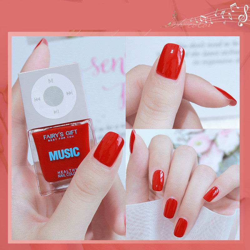 Fairys Gift Cherry Nail Polish - Odorless, Non-Peelable, Glossy Finish - Buy Center