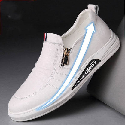 Buycenter Men's Summer Casual Leather Shoes - Breathable & Stylish - Buy Center