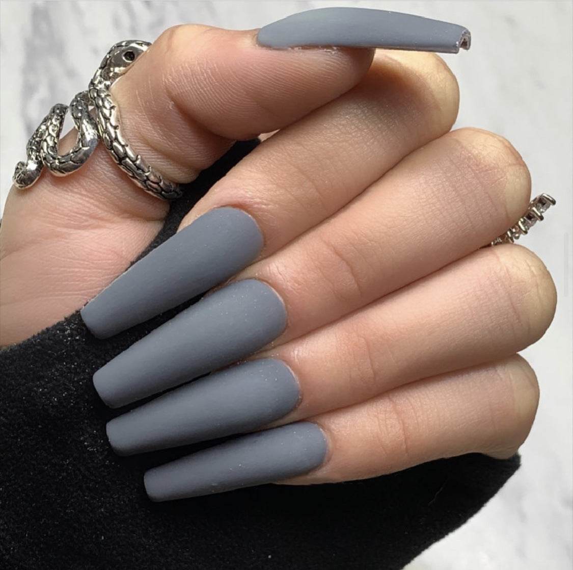 Wearing Nails Elegant Ballet Style Nail Art Kit - 24 Premium Fake Nails - Buy Center