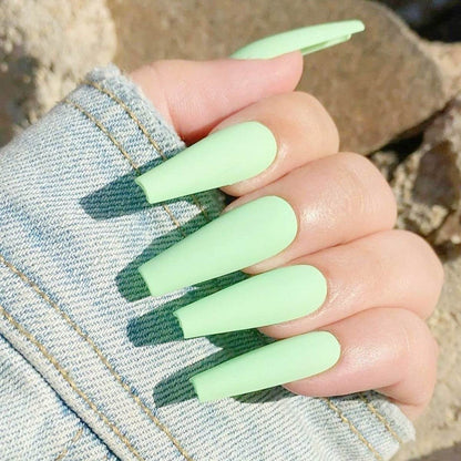 Wearing Nails Elegant Ballet Style Nail Art Kit - 24 Premium Fake Nails - Buy Center
