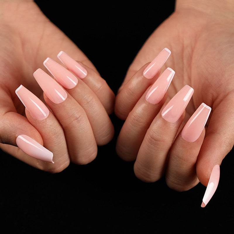 Wearing Nails Elegant Ballet Style Nail Art Kit - 24 Premium Fake Nails - Buy Center