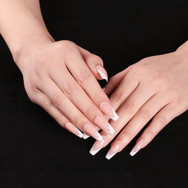 Wearing Nails Elegant Ballet Style Nail Art Kit - 24 Premium Fake Nails - Buy Center