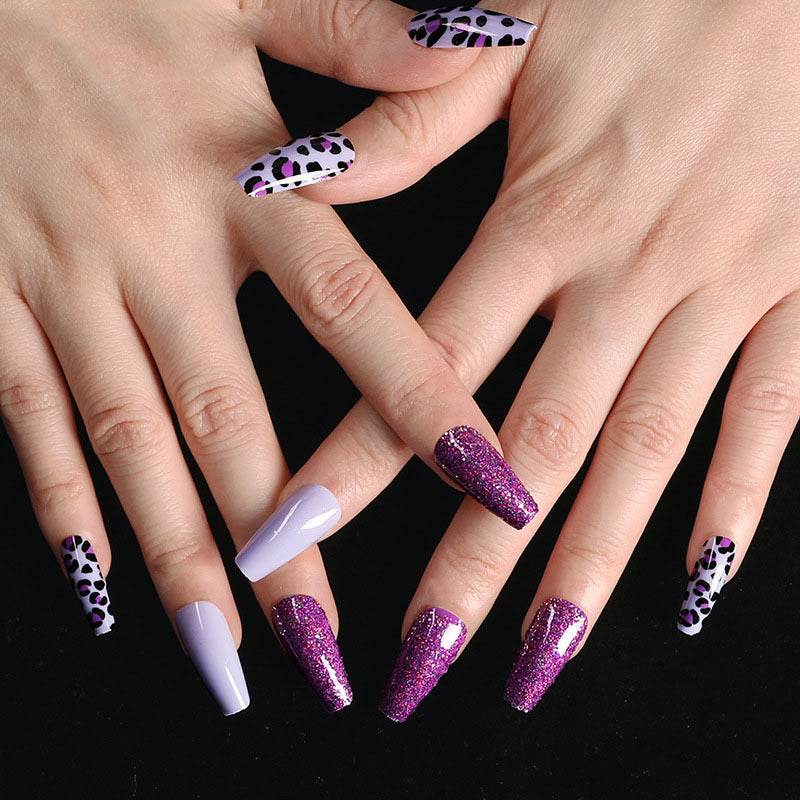 Wearing Nails Elegant Ballet Style Nail Art Kit - 24 Premium Fake Nails - Buy Center