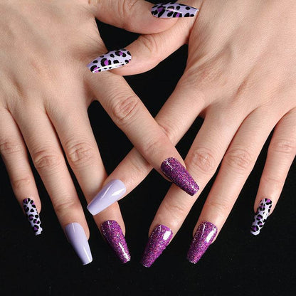 Wearing Nails Elegant Ballet Style Nail Art Kit - 24 Premium Fake Nails - Buy Center