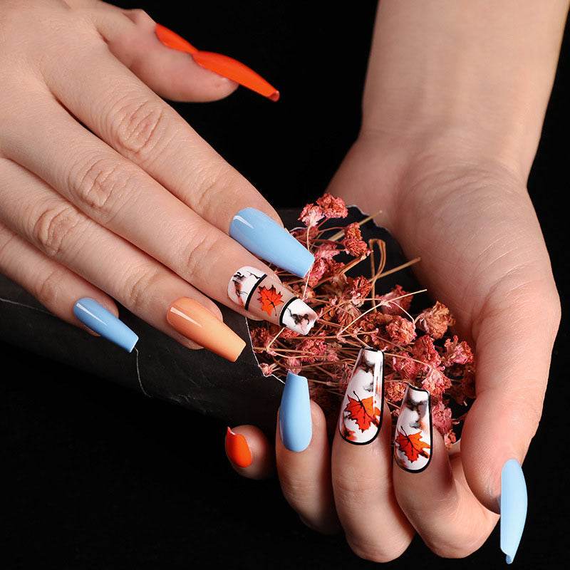 Wearing Nails Elegant Ballet Style Nail Art Kit - 24 Premium Fake Nails - Buy Center