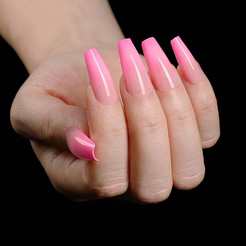 Wearing Nails Elegant Ballet Style Nail Art Kit - 24 Premium Fake Nails - Buy Center