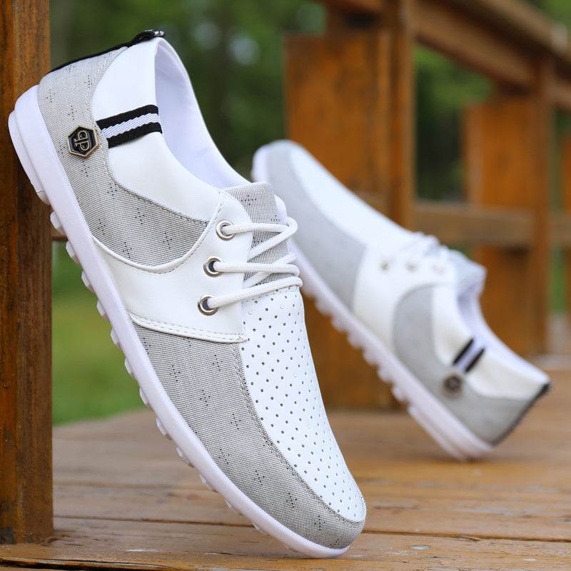 Buycenter Men's Summer Canvas Shoes - Breathable, Deodorant, Lace-Up - Buy Center