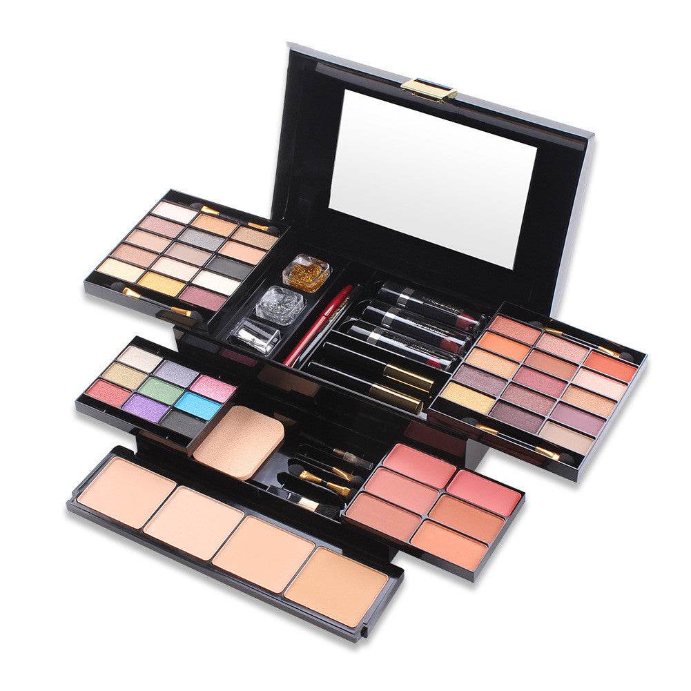Miss Rose Vibrant Eyeshadow Palette - Makeup Artist Cosmetic Bag Set - Buy Center