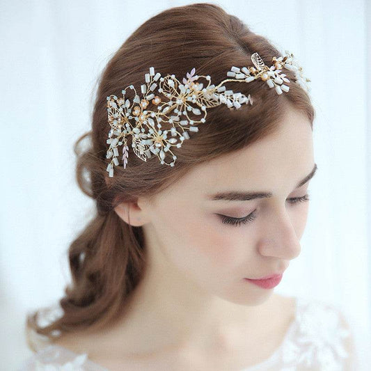 Elegant Pearl Hair Band - Chic Fashion Accessory for Weddings & Travel - Buy Center