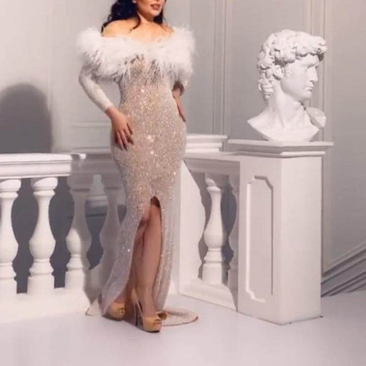 Buycenter Sequin Party Dress - Sexy Evening Dress for Ladies - Buy Center