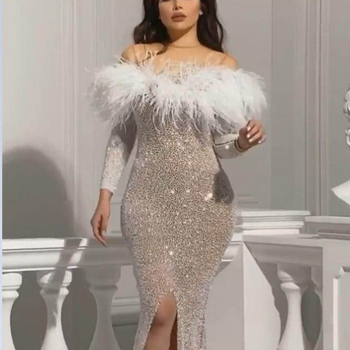 Buycenter Sequin Party Dress - Sexy Evening Dress for Ladies - Buy Center