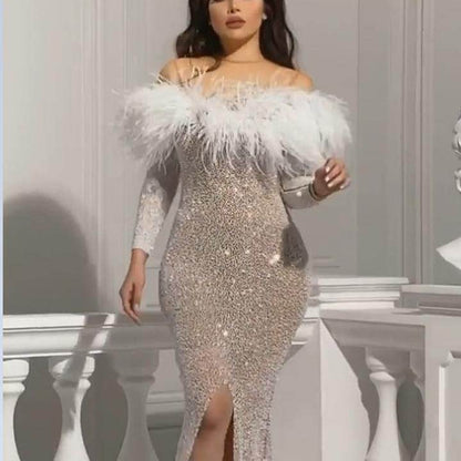 Buycenter Sequin Party Dress - Sexy Evening Dress for Ladies - Buy Center