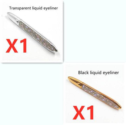 Multicolor Self-Adhesive Eyeliner False Eyelashes - Easy Application & Versatile Styles - Buy Center