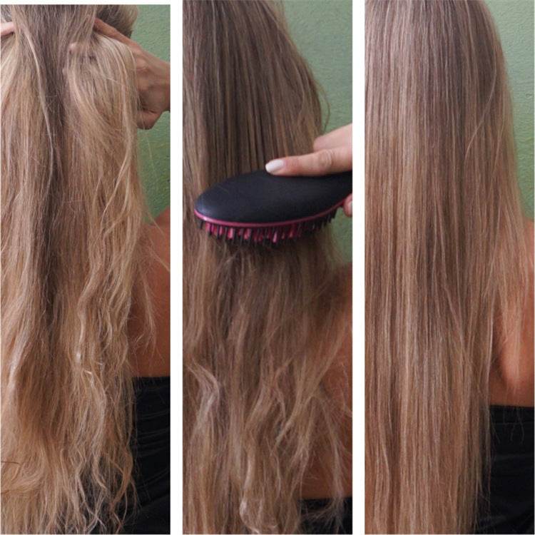 Imply Electric Straight Hair Comb - Negative Ion Technology for Smooth Finish - Buy Center