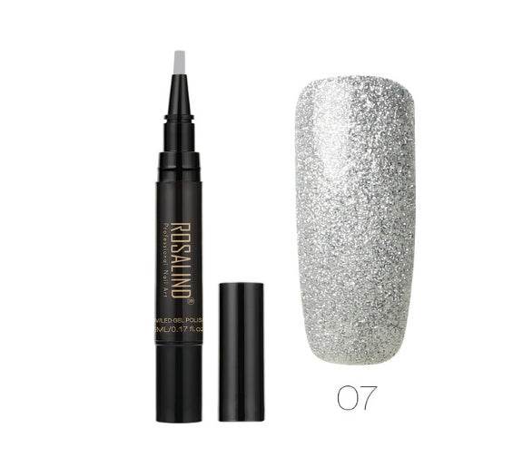5ml Solid Color Nail Art Pen - Easy Application in 58 Vibrant Shades - Buy Center