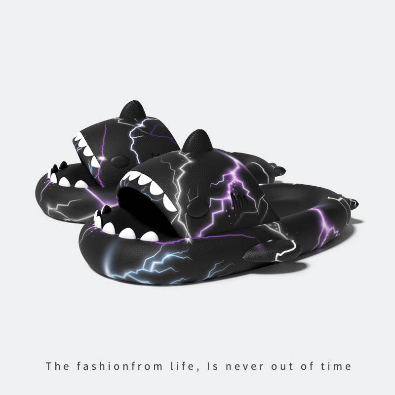 Soft-soled Shark Slippers for Men - Breathable Non-Slip Flip Flops 2025 - Buy Center