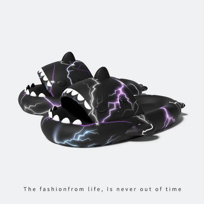 Soft-soled Shark Slippers for Men - Breathable Non-Slip Flip Flops 2025 - Buy Center