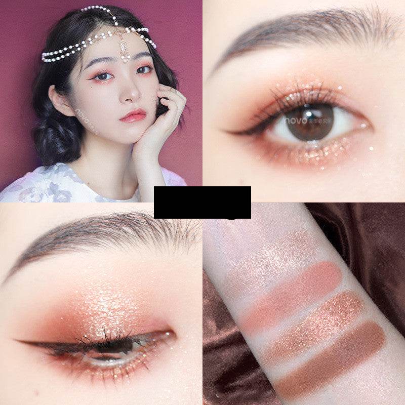NOVO Eyeshadow Palette - Four Vibrant Colors for Stunning Makeup Looks - Buy Center