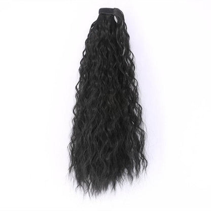 Romantic Curly Ponytail Braid - 22 Inch Soft Human Hair Accessory - Buy Center