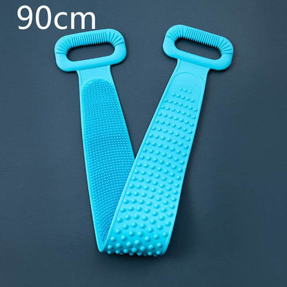 Premium Bath Towel Silicone Rubbing Back Towel - Double-Sided Comfort - Buy Center