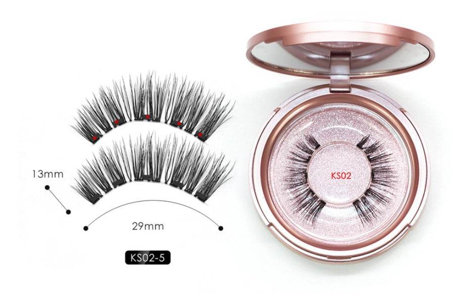 Natural Magnetic Eyeliner & False Eyelashes Set - Easy, No Glue Application - Buy Center