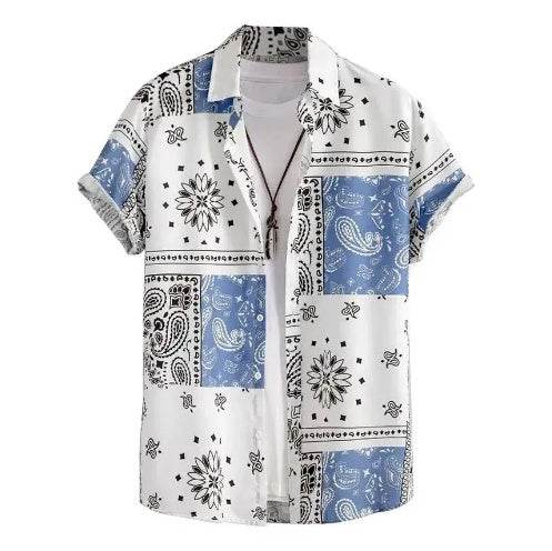 Men's Creative Hawaiian Shirt - 3D Striped Design for Stylish Comfort - Buy Center