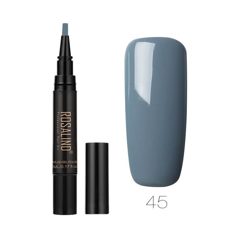 5ml Solid Color Nail Art Pen - Easy Application in 58 Vibrant Shades - Buy Center