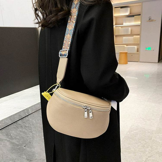 Buycenter Casual Crossbody Bag - Soft Genuine Leather & Trendy Design - Buy Center