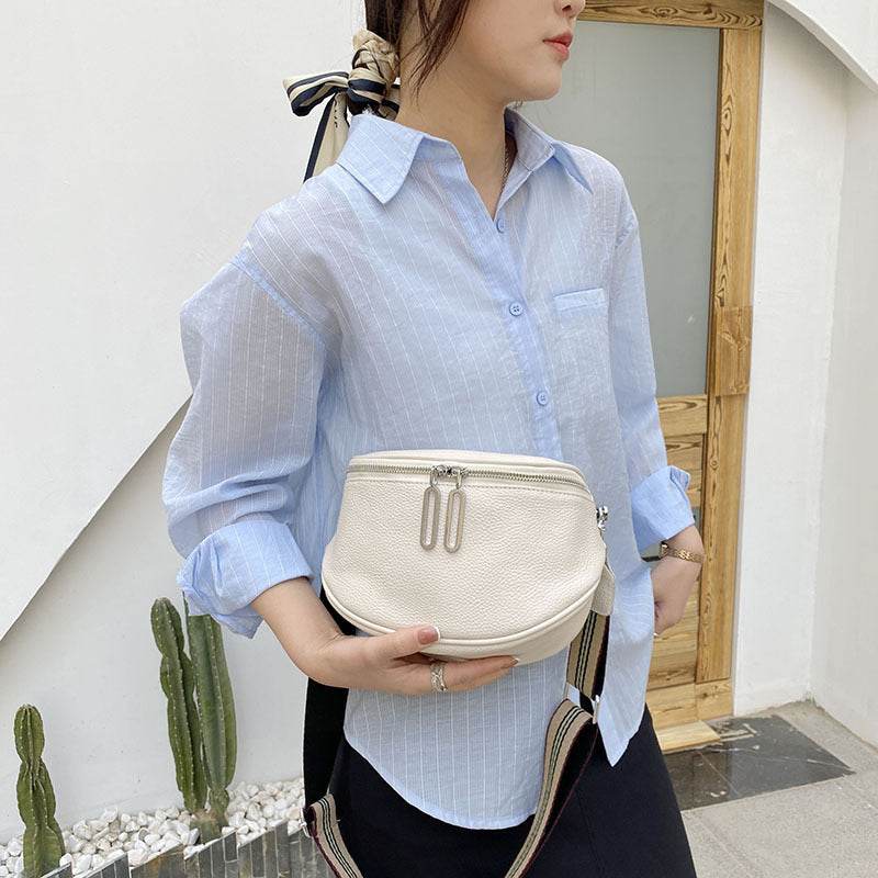 Buycenter Casual Crossbody Bag - Soft Genuine Leather & Trendy Design - Buy Center