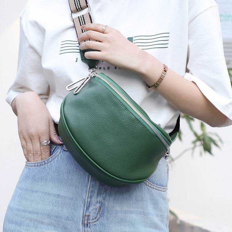 Buycenter Casual Crossbody Bag - Soft Genuine Leather & Trendy Design - Buy Center