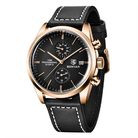 Buy Center Fashion Business Leisure Watch - Quartz Calendar & Casual Style - Buy Center