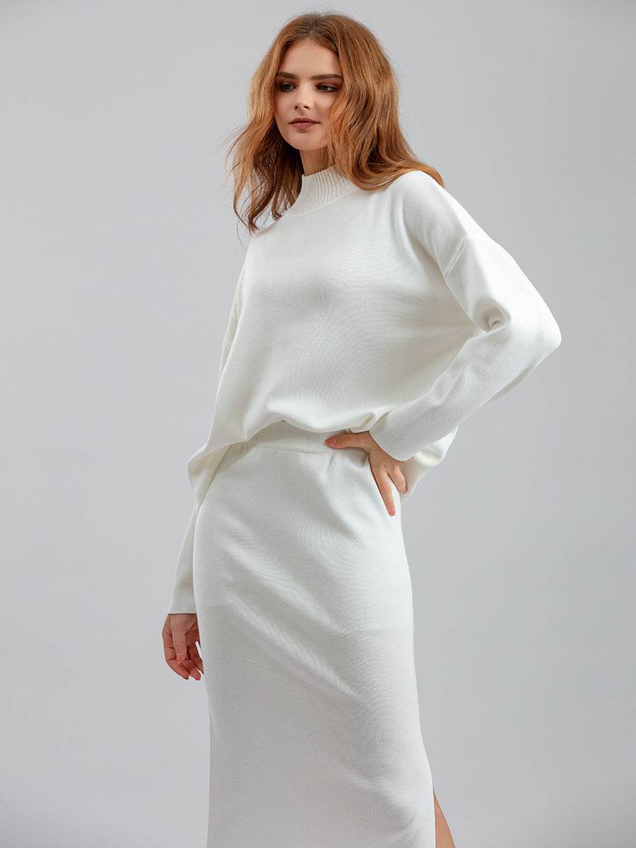 Buycenter Women's Fashion Two-Piece Sweater Set - Stylish & Comfortable - Buy Center