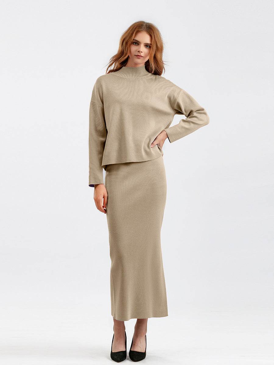Buycenter Women's Fashion Two-Piece Sweater Set - Stylish & Comfortable - Buy Center